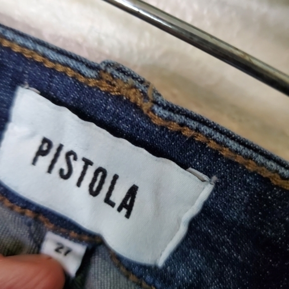 Pistola Women's Skinny Jean in Blue Stretch‎ Denim Size 27 - Picture 4 of 13